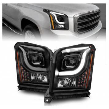 ANZO USA Headlight Assembly Rectangular Projector Beam Set Of 2 - 111535-6