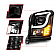 ANZO USA Headlight Assembly Rectangular Projector Beam Set Of 2 - 111535