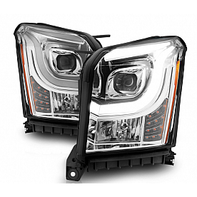 ANZO USA Headlight Assembly Rectangular Projector Beam Set Of 2 - 111536
