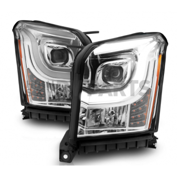 ANZO USA Headlight Assembly Rectangular Projector Beam Set Of 2 - 111536