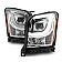 ANZO USA Headlight Assembly Rectangular Projector Beam Set Of 2 - 111536