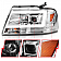 ANZO USA Headlight Assembly Rectangular Projector Beam Set Of 2 - 111542