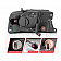 ANZO USA Headlight Assembly Rectangular Projector Beam Set Of 2 - 111542