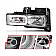 ANZO USA Headlight Assembly Rectangular Standard Beam Set Of 2 - 111499
