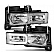 ANZO USA Headlight Assembly Rectangular Standard Beam Set Of 2 - 111499