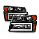 ANZO USA Headlight Assembly Rectangular Standard Beam Set Of 4 - 111558