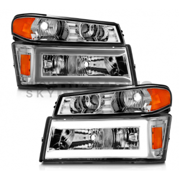 ANZO USA Headlight Assembly Rectangular Standard Beam Set Of 4 - 111559