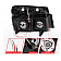 ANZO USA Headlight Assembly Rectangular Standard Beam Set Of 4 - 111559