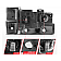 ANZO USA Headlight Assembly Rectangular Standard Beam Set Of 8 - 111505
