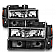 ANZO USA Headlight Assembly Rectangular Standard Beam Set Of 8 - 111505