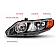 ANZO USA HONDA CIVIC 06-11 CRYSTAL HEADLIGHTS 4DR BLACK (OE TYPE REPLACEMENT) - 121547