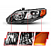 ANZO USA HONDA CIVIC 06-11 CRYSTAL HEADLIGHTS 4DR BLACK (OE TYPE REPLACEMENT) - 121547