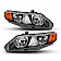 ANZO USA HONDA CIVIC 06-11 CRYSTAL HEADLIGHTS 4DR BLACK (OE TYPE REPLACEMENT) - 121547