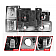ANZO USA Headlight Assembly Rectangular Standard Beam Set Of 8 - 111506