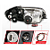 ANZO USA TOYOTA TUNDRA LED CRYSTAL PLANK STYLE HEADLIGHTS CHROME W/ CORNER LIGHTS 2PCS - 111580