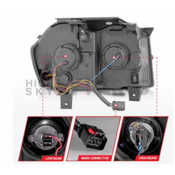 ANZO USA Projector Headlight Set - 111544-3