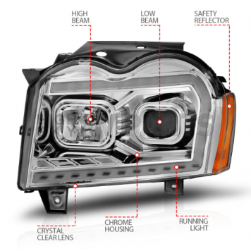 ANZO USA Projector Headlight Set - 111544-4