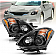 ANZO USA NISSAN ALTIMA 10-13 2DR/COUPE HEADLIGHTS BLACK (FOR HALOGEN MODELS ONLY) - 121548