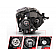 ANZO USA NISSAN ALTIMA 10-13 2DR/COUPE HEADLIGHTS BLACK (FOR HALOGEN MODELS ONLY) - 121548