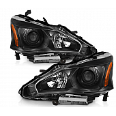 ANZO USA NISSAN ALTIMA 13-15 4DR PROJECTOR HEADLIGHTS BLACK - 121549