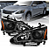 ANZO USA NISSAN ALTIMA 13-15 4DR PROJECTOR HEADLIGHTS BLACK - 121549