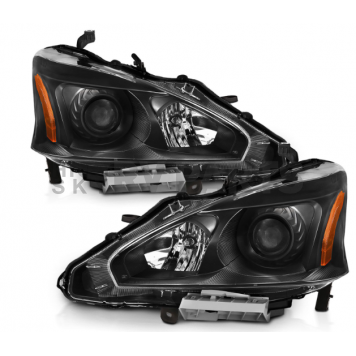 ANZO USA NISSAN ALTIMA 13-15 4DR PROJECTOR HEADLIGHTS BLACK - 121549