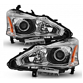 ANZO USA NISSAN ALTIMA 13-15 4DR PROJECTOR HEADLIGHTS CHROME- 121550