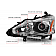 ANZO USA NISSAN ALTIMA 13-15 4DR PROJECTOR HEADLIGHTS CHROME- 121550