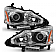 ANZO USA NISSAN ALTIMA 13-15 4DR PROJECTOR HEADLIGHTS CHROME- 121550
