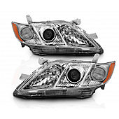 ANZO USA TOYOTA CAMRY 07-09 PROJECTOR HEADLIGHTS CHROME (OE TYPE REPLACEMENT) - 121551