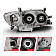 ANZO USA TOYOTA CAMRY 07-09 PROJECTOR HEADLIGHTS CHROME (OE TYPE REPLACEMENT) - 121551