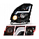 ANZO USA INFINITI G35 2DR 03-07 PROJECTOR HEADLIGHT PLANK STYLE BLACK (FOR HID, HID KIT NOT INCLUDED) - 121557