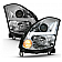 ANZO USA INFINITI G35 2DR 03-07 PROJECTOR HEADLIGHT PLANK STYLE CHROME - 121558