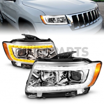 ANZO USA LED U-Bar Projector Headlights - 111569-1