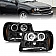 ANZO USA LED Halo Projector Headlights - 111572