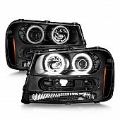 ANZO USA LED Halo Projector Headlights - 111572