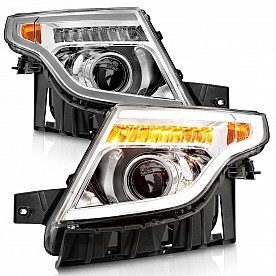 ANZO USA LED DRL Bar Projector Headlights - 111576