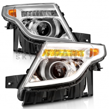 ANZO USA LED DRL Bar Projector Headlights - 111576