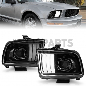 ANZO USA LED U-Bar Projector Headlights - 121566-1