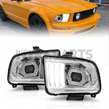 ANZO USA LED U-Bar Projector Headlights - 121567-1
