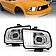 ANZO USA LED U-Bar Projector Headlights - 121567