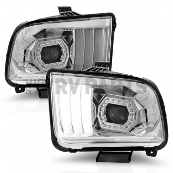 ANZO USA LED U-Bar Projector Headlights - 121567