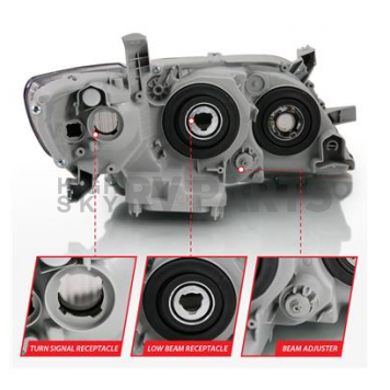 ANZO USA Headlight Assembly 121539-1