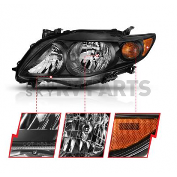ANZO USA Headlight Assembly 121541-2