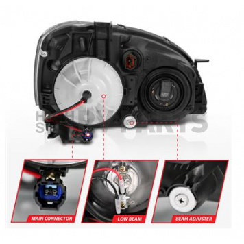 ANZO USA Headlight Assembly 121552-4