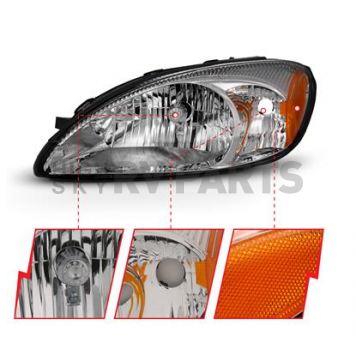 ANZO USA Headlight Assembly 121554-2