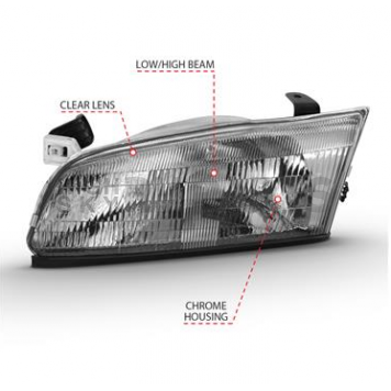 ANZO USA Headlight Assembly 121555-3