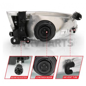 ANZO USA Headlight Assembly 121555-4