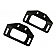 Rigid Lighting Driving/ Fog Light Mounting Bracket Black Set Of 2 - 46715