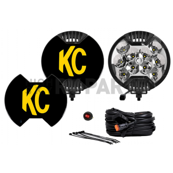 KC Hilites Driving/ Fog Light - LED Round Set Of 2 - 0100